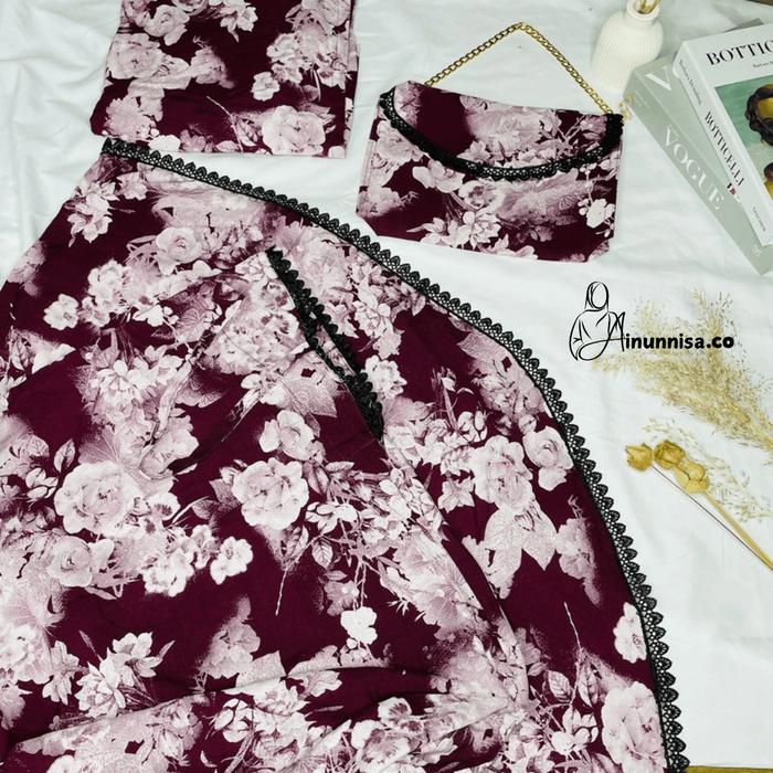AINUNNISA –  Mukena Dewasa Rayon Viscose Motif Premium 2in1 Bilqis Series Imtaq