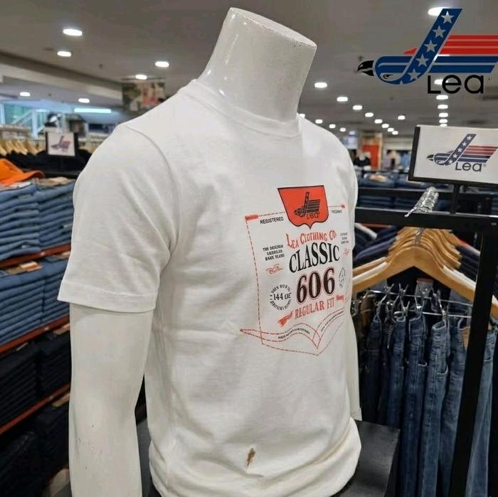 KAOS PRIA LENGAN PENDEK LEA JEANS SLIMFIT 0R191NALS