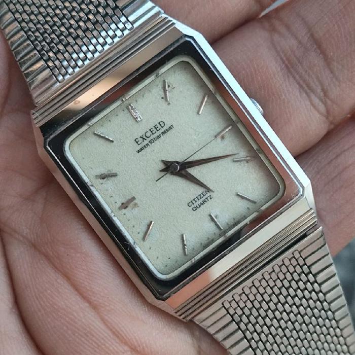CITIZEN SQUARE TANK GOLD TUNGSTEN (EXTREME RARE)