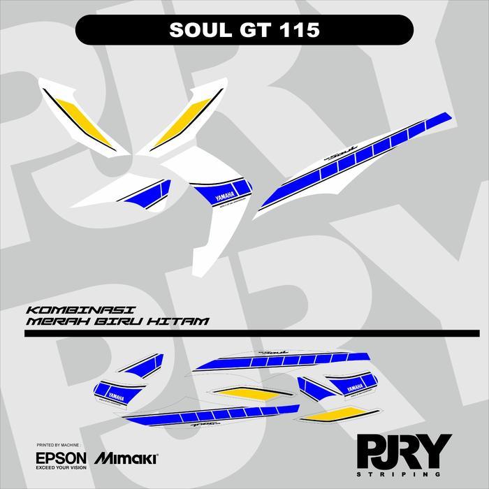 STRIPING TRANSPARAN SOUL GT 115 ANNIVERSARY EDISI [NTS]
