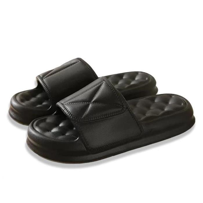 Sandal Karet Pria Dewasa Empuk EVA Sendal Pria Slop Terbaru Casual EVA Cowok Remaja Murah Kekinian A