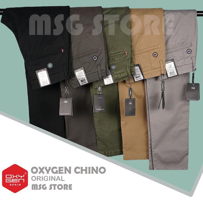 OXYGEN-Celana Chino Panjang Pria-Celana OXYGEN Denim-OXYGEN ORIGINAL
