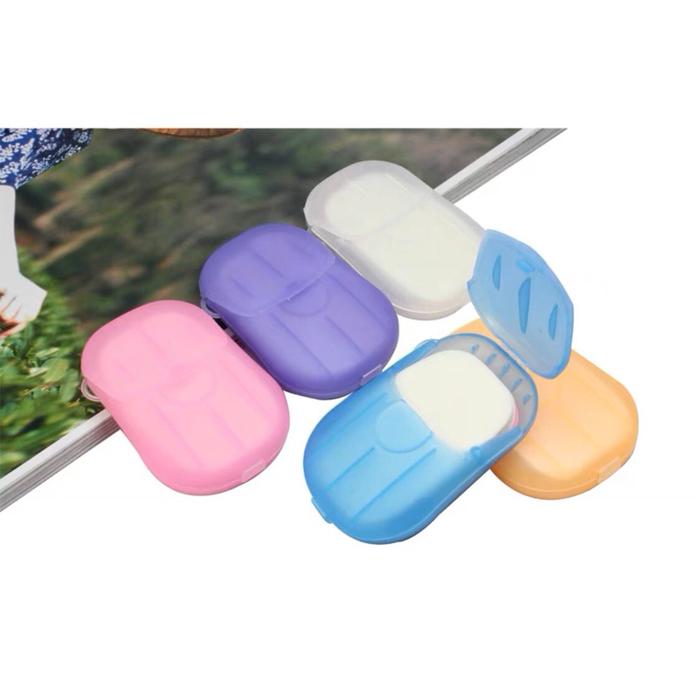 Sabun Kertas Cuci Tangan Mini Sabun Kertas Travelling Portable Paper Soap Serbaguna