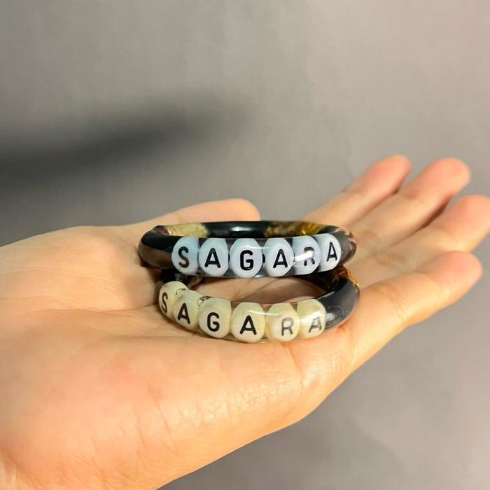 Gelang bangle custom nama free custom