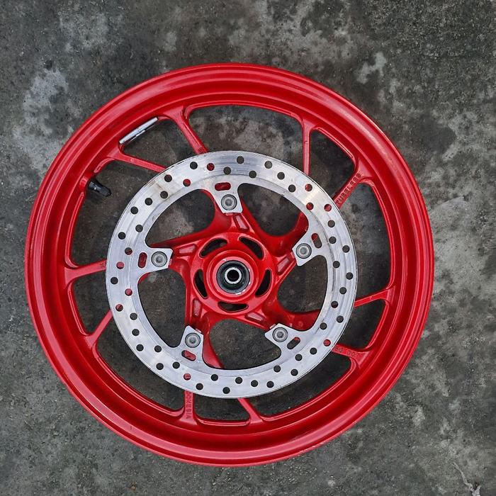 velg pelek roda depan dan disk piringan cakram honda new CB150R cb150 cb 150r original