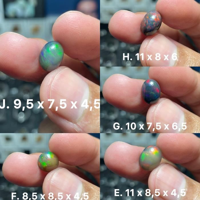 Lostone black opal afrika / batu opal Afrika etiopia lostone