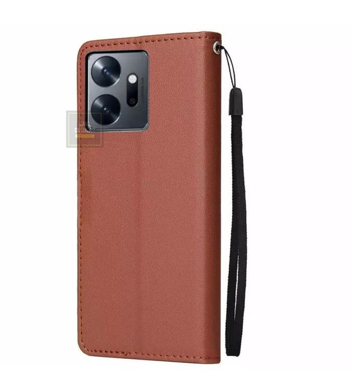 Flip Case Untuk Infinix Zero 20 Flip Case Kulit - Casing Dompet Case Wallet Leather Flip Case Premiu