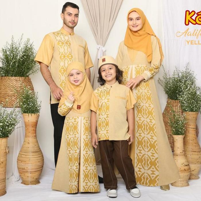 Qonitah Project Gamis Dewasa GD SRK 04 Aalifa Series Baju Dress  Busana Muslim