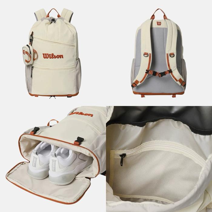 TERLARIS Backpack Wilson Racket Protective || Tas Tennis Tas Padel Wilson Premium