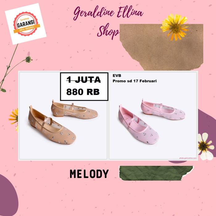 FLATSHOES WANITA EVB ORIGINAL SERI MELODY