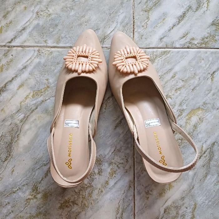 Morissco Sandal Sepatu High Heels Modern Terbaru Termurah Ukuran 39