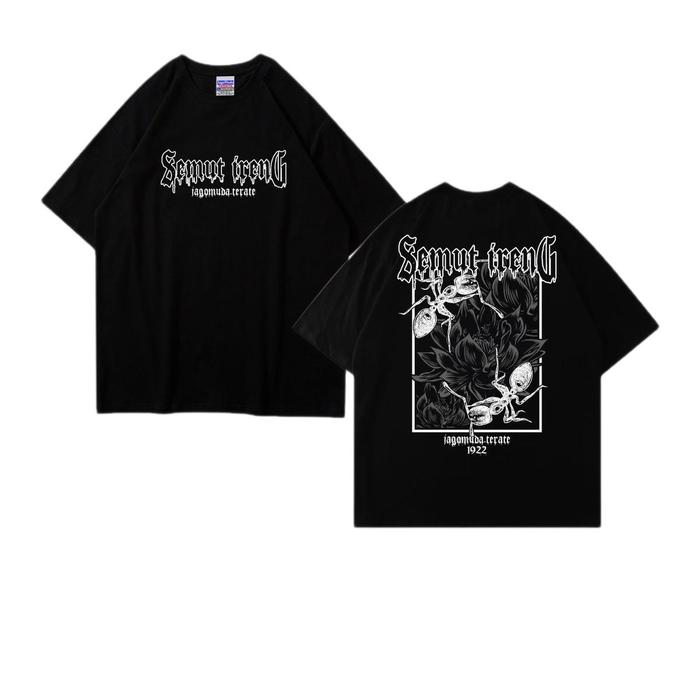[COD] BAJU KAOS PSHT TERBARU SEMUT IRENG KAOS PSHT SIMPLE - CM 26, L