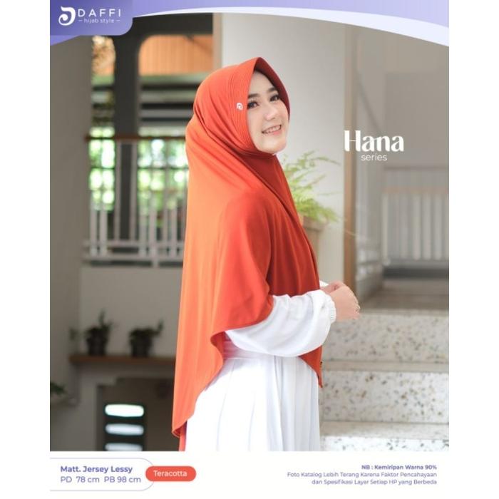HANA Daffi Hijab bergo jumbo bergo instan daffi jilbab daffi Hijab instan Ap