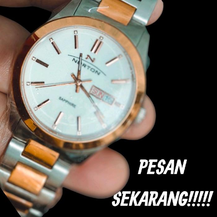 NORTON SWISS MADE JAM TANGAN PRIA COWOK NORTON MEWAH ORIGINAL NORTON