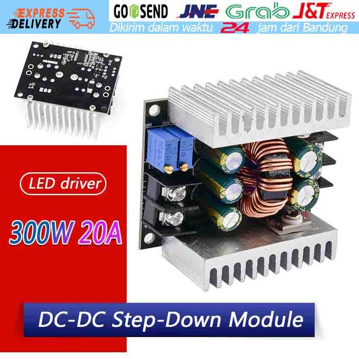 300W 20A DC-DC Buck Converter Step Down Module Constant Current LED Driver Power Step Down Voltage M