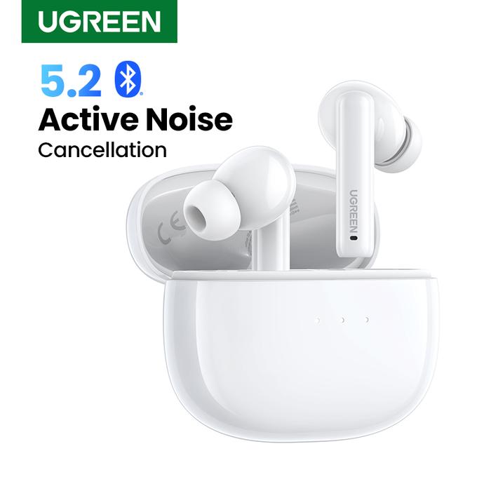 UGREEN TWS Earphone Bluetooth Nirkabel 5.2 Earbud Stereo Nirkabel