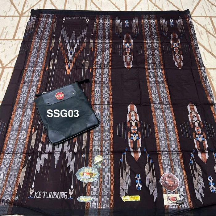 Sarung Ketjubung Style Motif SGW,SJP,SGS,JSN,JGC, STE, SSG,GSC  Bahan Mesres  Gold Quality  Jahit Te