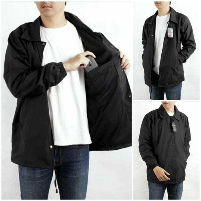 Jaket Coach Polos Original Big Jumbo M.L.XL2XL.3XL.4XL.5XL.6XL.7XL.8XL - Jaket Pria Coach Jacket Hit
