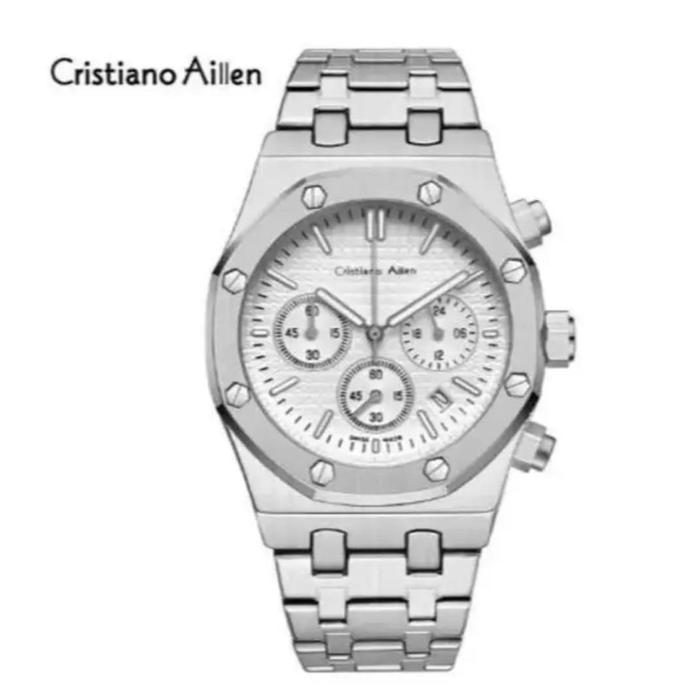 DISKON!!!  CRISTIANO AIILEN JAM TANGAN PRIA CA-0833 RANTAI