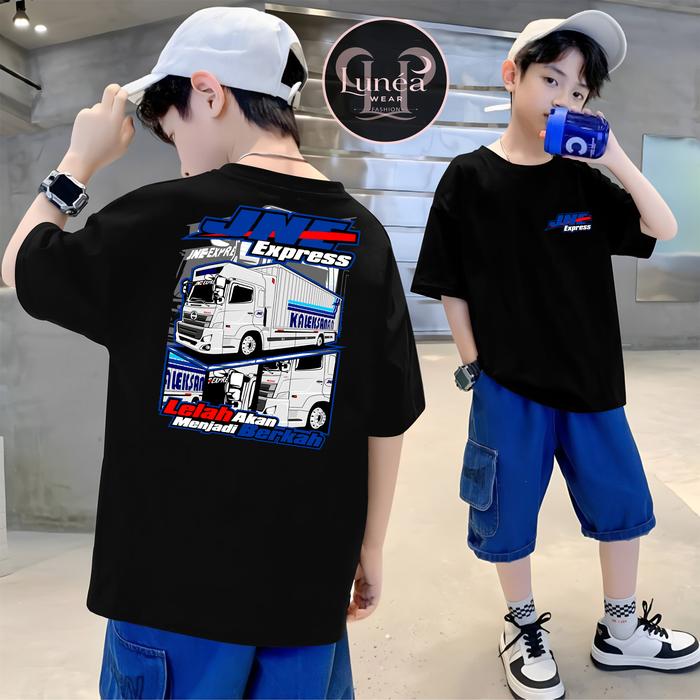 KAOS ANAK - KAOS TRUK JNE EXPRESS SPESIAL DELIVERY BAJU TRUK ANAK BAJU DISTRO