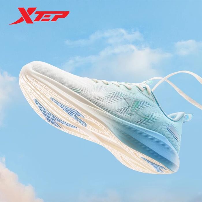 Xtep Feather Foam Running Shoes Men Shock Absorption Rebound Soft Sports Shoes Marathon NonSlip Jogg