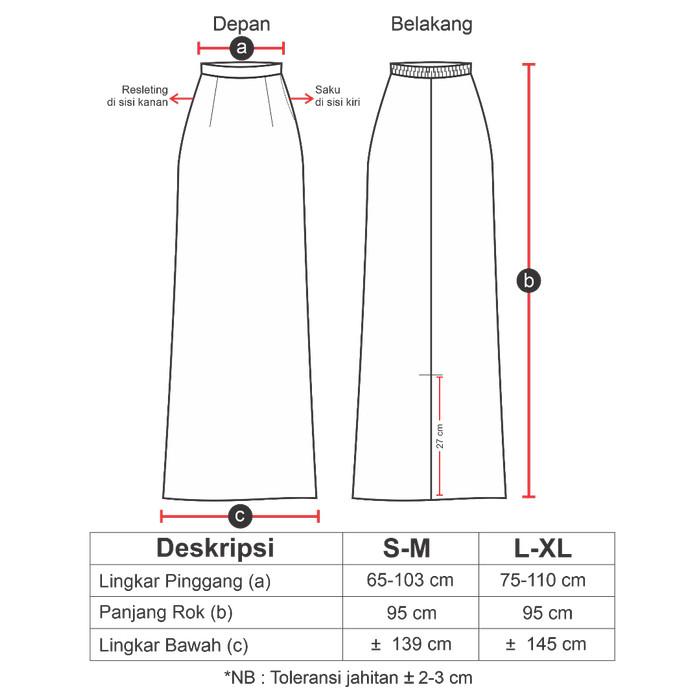 U➸KF MINE SKIRT BY ROKGALIYA | ROK FORMAL | ROK H-LINE | ROK KERJA Q➸OA