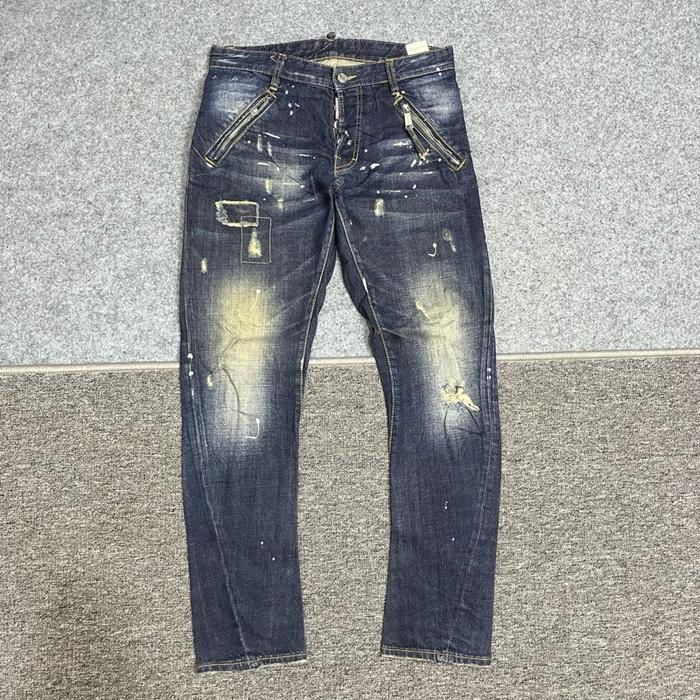 Dsquared2 jeans ripped pria