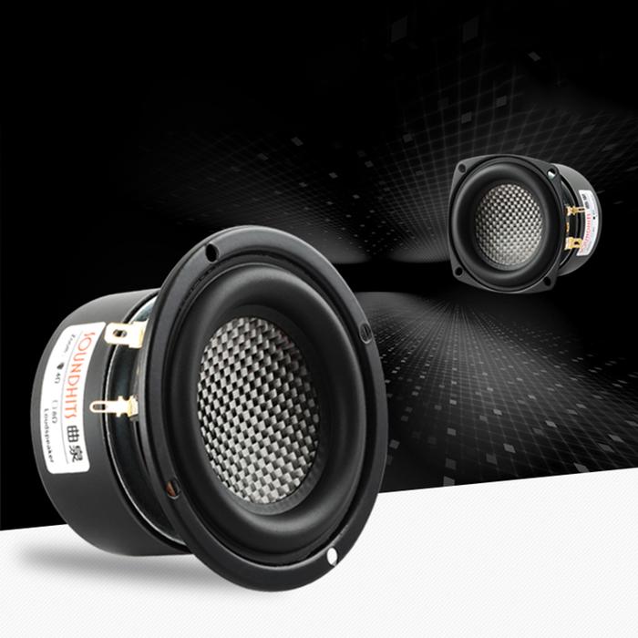 3-inch Woofer Subwoofer Speaker Hifi Amplifier Speaker 25W Home Audio