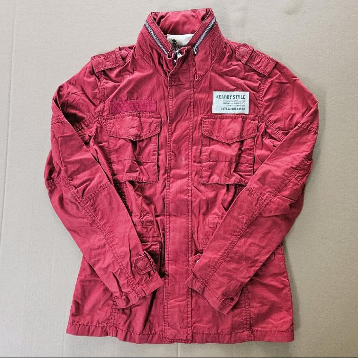 Pating Printil Jaket Outdoor Parka Vintage Style Nearby The Best Jeans - Size M