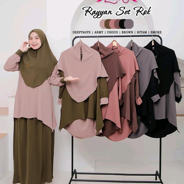 RAYYAN SET ROK MODEL TERBARU By. ZAHIN