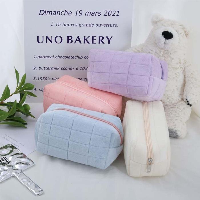Cute Pouch Pillow Korea/ Make Up Pouch Cosmetic Bag/ Kotak Pensil Bantal Lucu