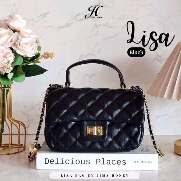 - *LISA BAG JH 337 •   Black  Brown Khaki Tosca White   Platinum 118 Bronze.