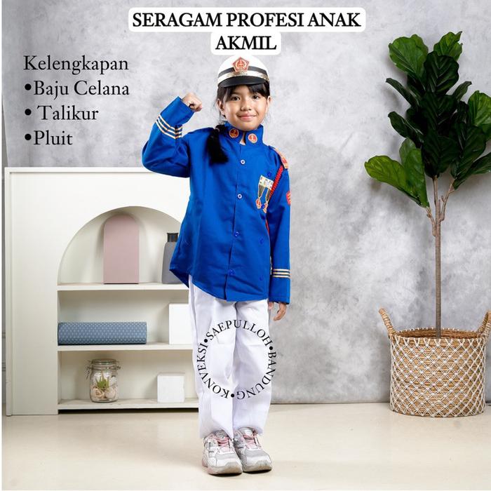 baju akmil anak murah seragam akmil anak lengkap kostum akmil anak ready stock baju akmil anak ku