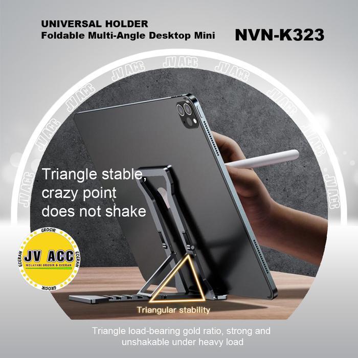 NVN-K323 PHONE STAND HOLDER HP TEMPAT TATAKAN HP DI MEJA ALL TIPE HP