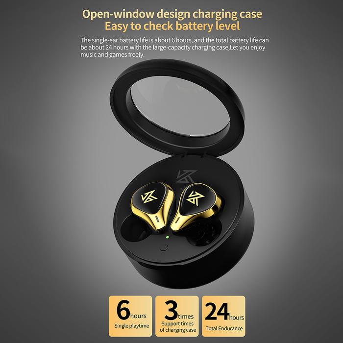 KZ-SA08 Pro TWS True Wireless Earphones Balanced Armature Wireless