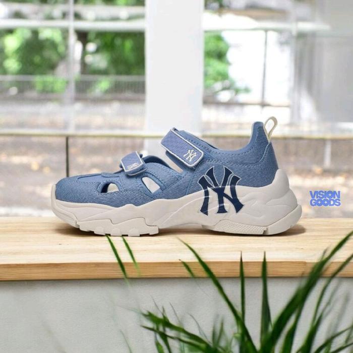 Sepatu MLBNY Chunky Blue Denim Ynkees Unisex