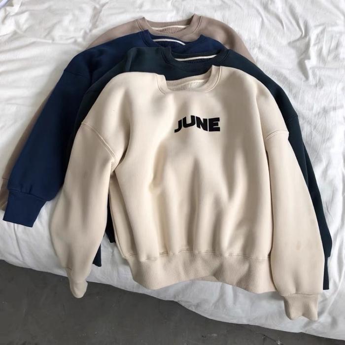 YULIA STORE JUNE SWEATER / SWEATER KOREA / SWEATER OVERSIZE TERLARIS