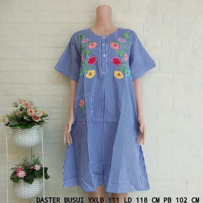 Daster Katun Bordir YUNYUN Size XL (YXLB)