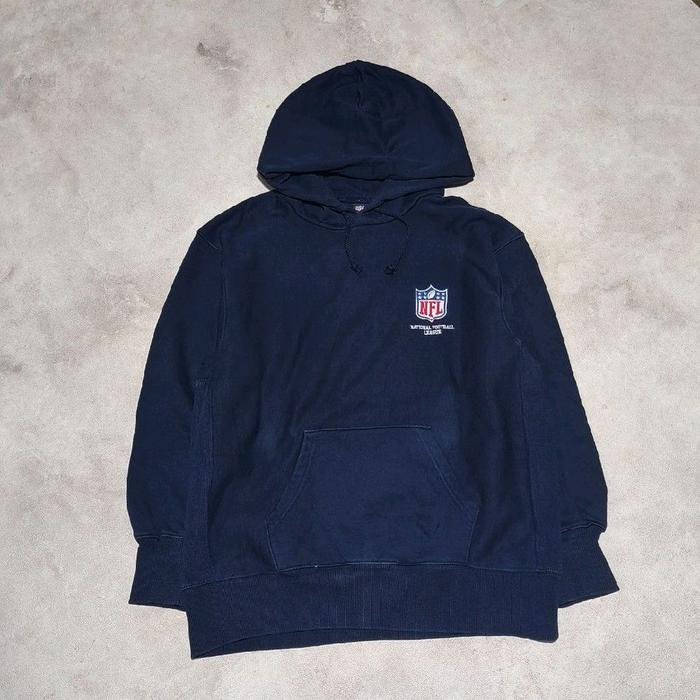 Sweater hoodie gu x NFL navy bekas