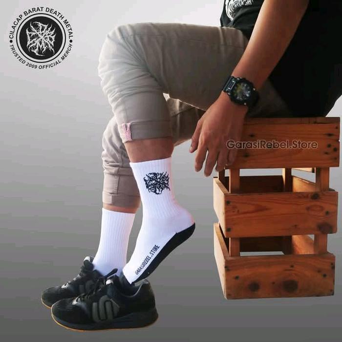 Shock CBDM Garasi Rebel Merch - kaos kaki pria wanita - aksesoris sepatu - kaos kaki cowok cewek - a