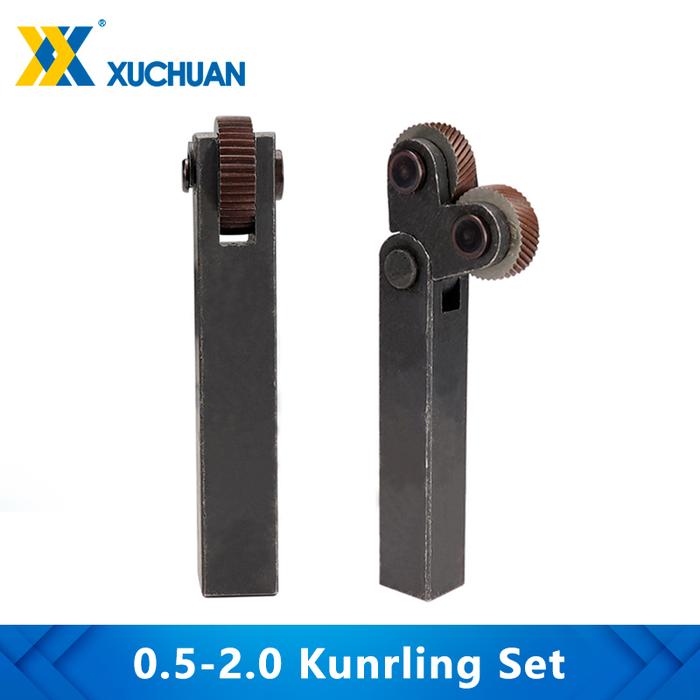 Knurling Set Dual Wheel Knurling Straight Knurling Cutter Tool