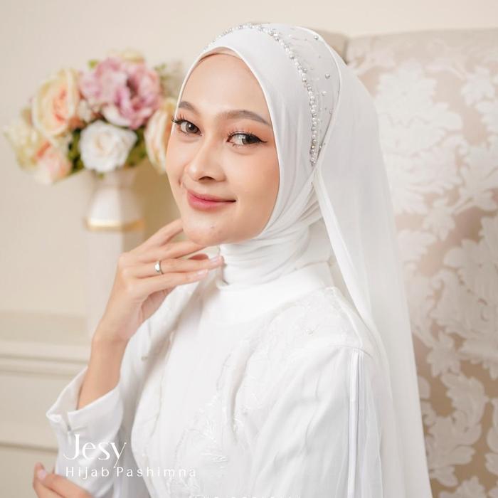 LYF Official Pashmina Payet Exclusive Jessy Jilbab Kerudung Hijab Bahan Ceruty Baby Doll Wanita Musl