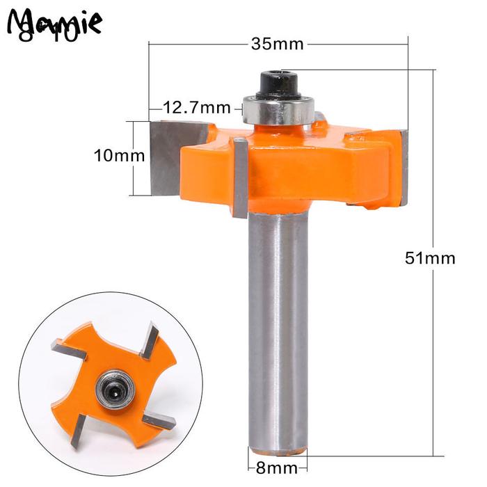 Mamie Set Mata Profil Pintu Kabinet Panel Angkat Mata Bor Alat