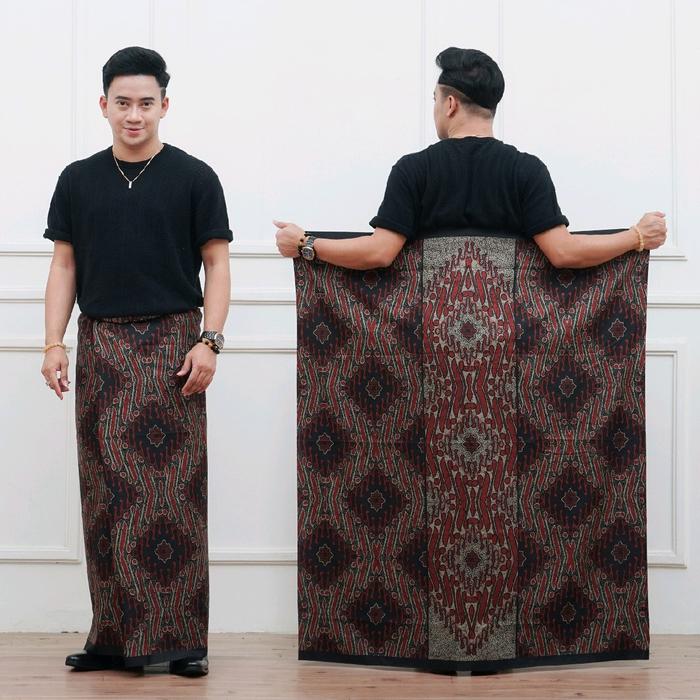 Yazid Bustomi 24 | Sarung Batik | Sarung Batik Gus Iqdam Adem Nyaman Santri Pria Muslim Dewasa Motif
