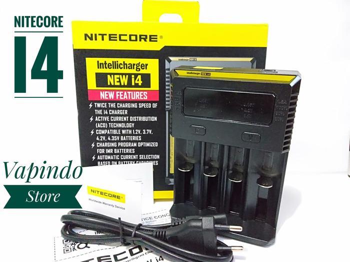Battery Charger Nitecore i4 Original Intellicharger 18650 - 4 slot
