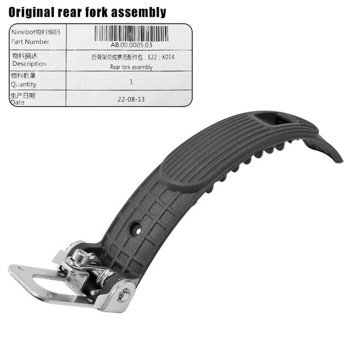 Bingkai Belakang Fender Kickscooter Asli untuk Ninebot E22