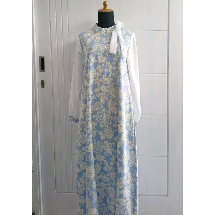 Gamis Daily Tangan Katun Bordir