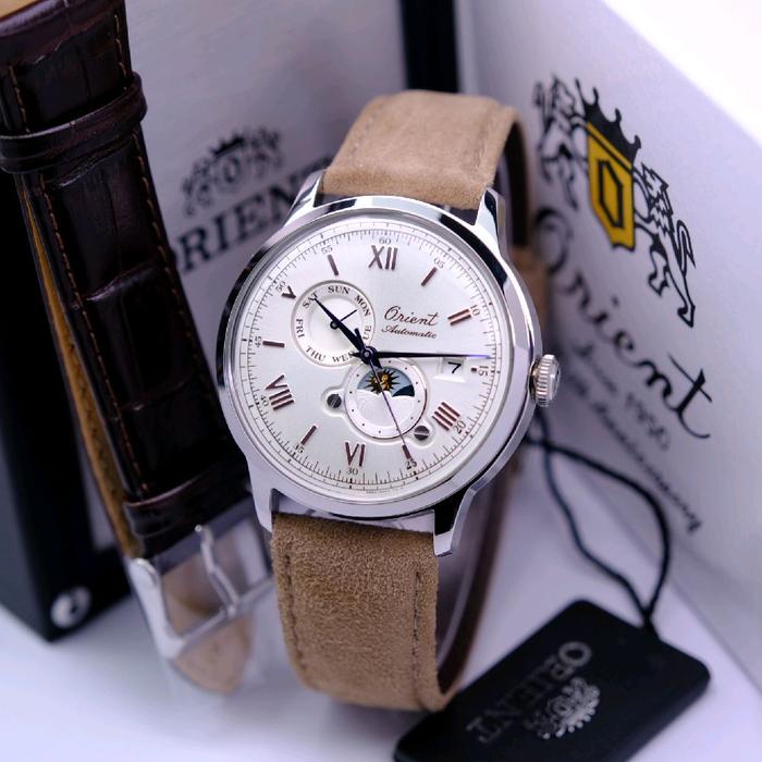 JAM TANGAN PRIA ORIENT RA-AK0808S LIMITED EDITION +XTRA STRAP LEATHER ORIGINAL. GARANSI RESMI
