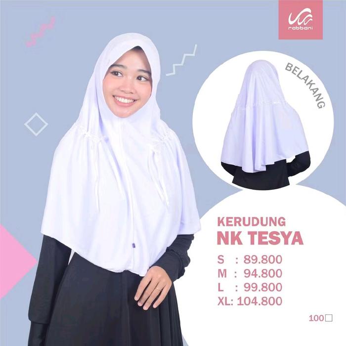 Krd Rabbani Tesya Putih_Rabbani Original | Jilbab instan Rabbani Tesya |