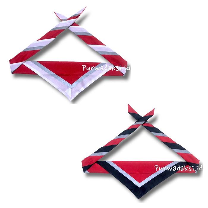 Scraf Pramuka Menyala Bahan Katun Jumping merah \ Scraft scout Skraf Grosir Termurah Scarf nyala
